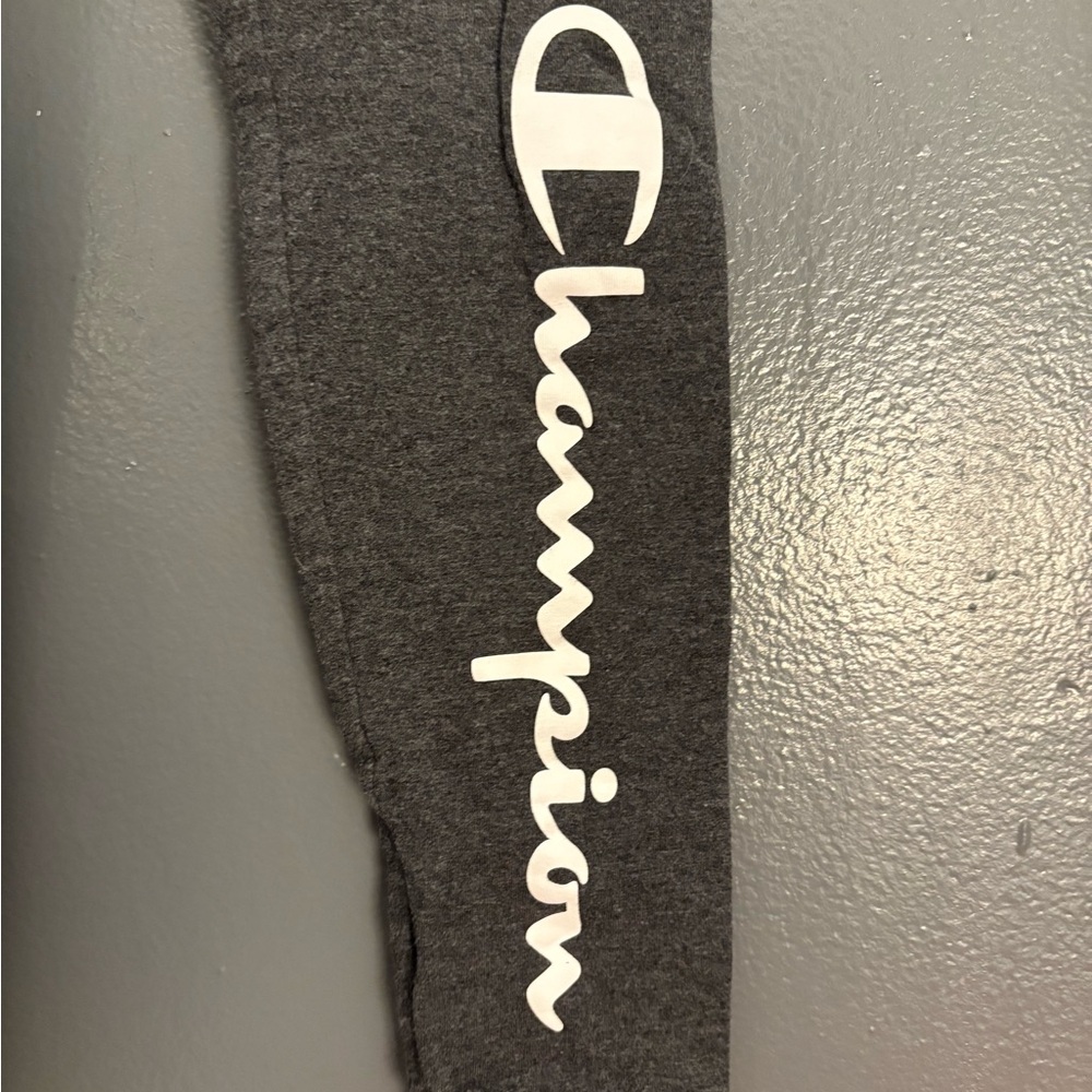 Champion Kids Charcoal Gray Leggings size Medium - Picture 3 of 6